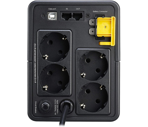 APC BX950MI-GR Back-UPS 950VA,230V,AVR,4 Schuko - 592562 - zdjęcie 2